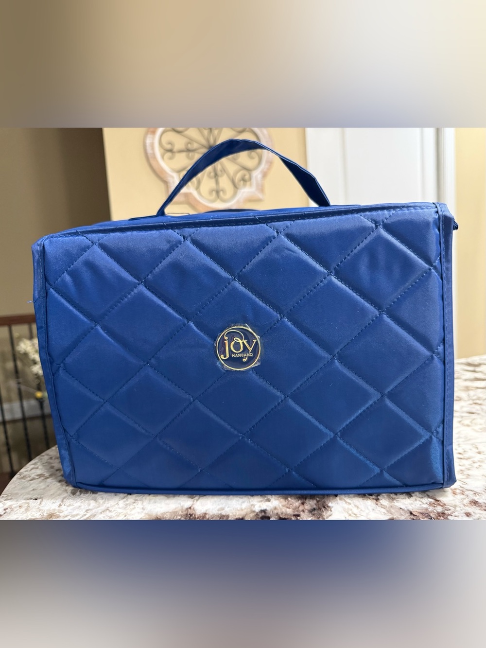Joy Mangano Quilted Better Beauty Case New